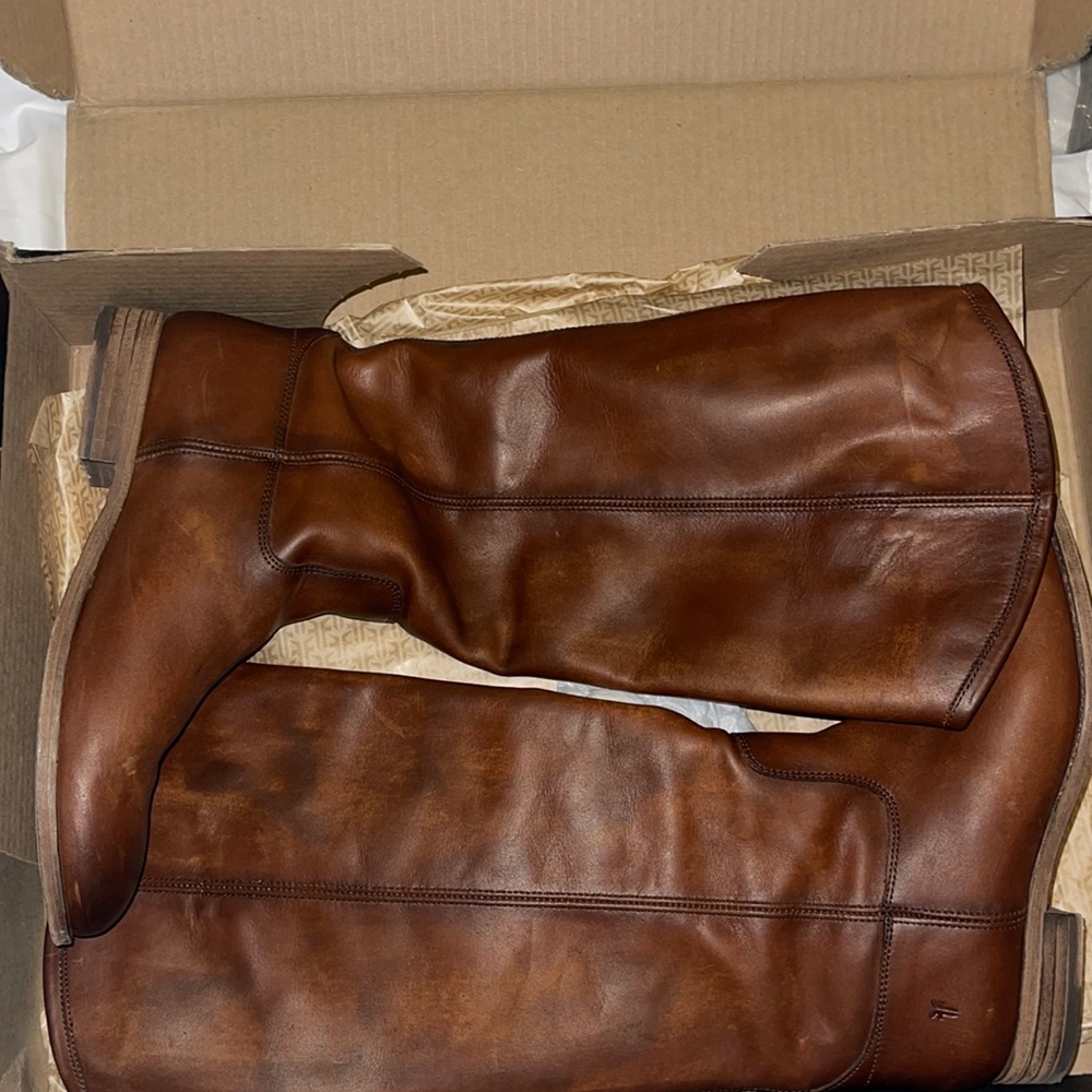 FRYE leather boots size 9.5